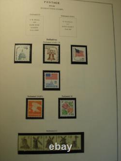 1,015 U. S. Mint NH Stamps in 1978 to 1995 Scott National Stamp Album Nice