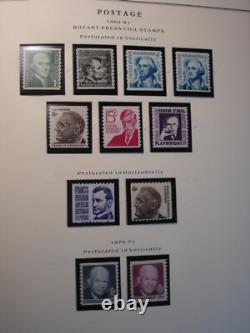 1,015 U. S. Mint NH Stamps in 1978 to 1995 Scott National Stamp Album Nice