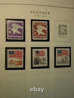 1,015 U. S. Mint NH Stamps in 1978 to 1995 Scott National Stamp Album Nice