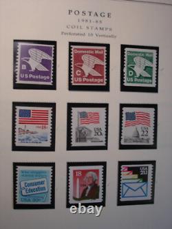 1,015 U. S. Mint NH Stamps in 1978 to 1995 Scott National Stamp Album Nice