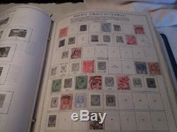 1 loaded Minkus Supreme Global Stamp Album #5 of 8 Ma-No many stamps collection