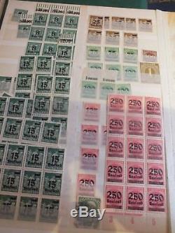 10 ALBUMS 1859-1970 DAVOS GERMAN GERMAN STATES Gents Stamp Collection NEW PICS
