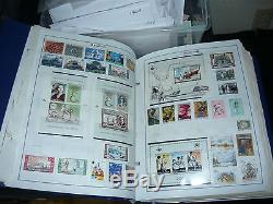 10 kilo BoxFilled with part and wolde stamps collection. Album, stock book, ect