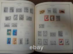 11 Volumes Scott International Stamp album collection Beg. 1980 A-Z no US