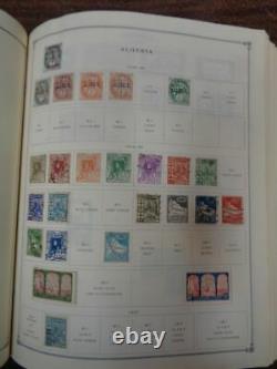 11 Volumes Scott International Stamp album collection Beg. 1980 A-Z no US
