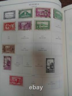 11 Volumes Scott International Stamp album collection Beg. 1980 A-Z no US