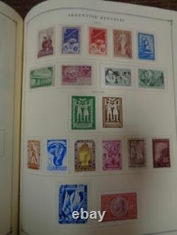 11 Volumes Scott International Stamp album collection Beg. 1980 A-Z no US