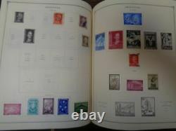 11 Volumes Scott International Stamp album collection Beg. 1980 A-Z no US