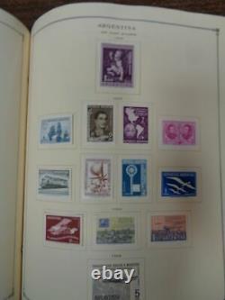 11 Volumes Scott International Stamp album collection Beg. 1980 A-Z no US