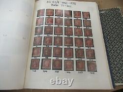 12.9kg Large GB Accumulation Of Stamps Qv-qeii In 8 Albums In Box