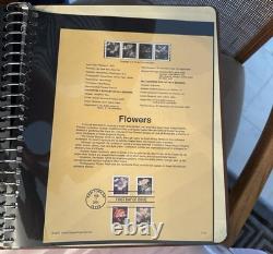 13 Album American Commemorative Stamp Collection 568 First Day Covers 1983-2001
