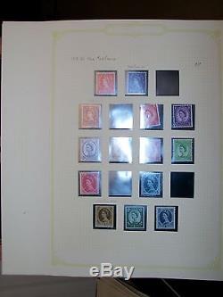 1841-1965 Valuable Collection in Red Simplex Album Blocks Covers etc 107 photos