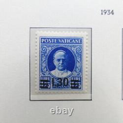1852-2000 Vatican Stamp Collection in 2 Albums