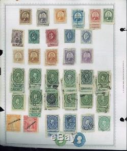 1856-1961 Mexico Mint & Used Postage Stamps Album Pages Collection Value $2,400+