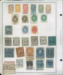 1856-1961 Mexico Mint & Used Postage Stamps Album Pages Collection Value $2,400+