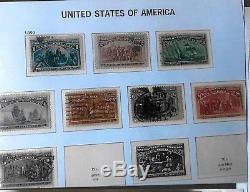 1857-1980 Collection Of U. S. A. In Four Davo Hingeless Albums