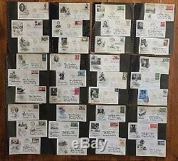 188 First Day Covers Issue Stamp Envelopes in Album 1950s-1960s Collection Lot