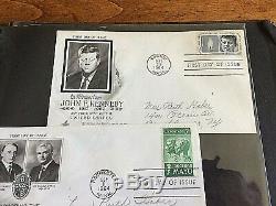 188 First Day Covers Issue Stamp Envelopes in Album 1950s-1960s Collection Lot