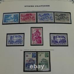 1892-1994 French Guinea Stamp Collection on Yvert Album