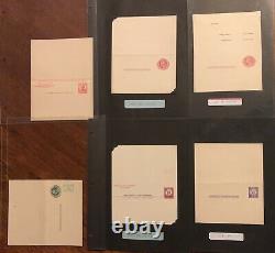 1892-2001 US Postal Reply Message Card Collection in Album