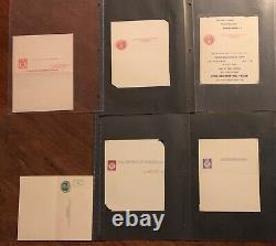 1892-2001 US Postal Reply Message Card Collection in Album