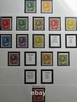 1897-1969 CANADA Collection in Lindner Hingeless Album F/VF MNH/MH/MNG