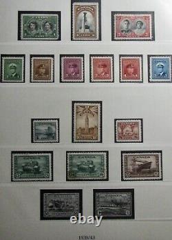 1897-1969 CANADA Collection in Lindner Hingeless Album F/VF MNH/MH/MNG