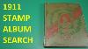 1911 Stamp Album Search Philately Stampcollecting