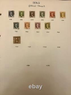 1920's-1970's IRAQ RARE STAMPS COLLECTION/ALBUM IRAQ SAVES PALESTINIAN STAMPS