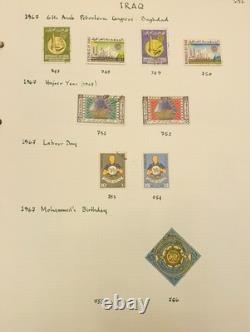 1920's-1970's IRAQ RARE STAMPS COLLECTION/ALBUM IRAQ SAVES PALESTINIAN STAMPS