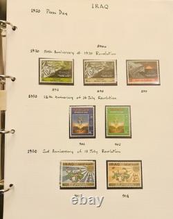 1920's-1970's IRAQ RARE STAMPS COLLECTION/ALBUM IRAQ SAVES PALESTINIAN STAMPS