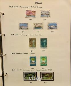 1920's-1970's IRAQ RARE STAMPS COLLECTION/ALBUM IRAQ SAVES PALESTINIAN STAMPS