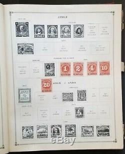 1930 International postage Album Junior Edition World wide collection + Stamps