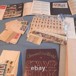 1930's-90's Huge Worldwide Vintage Unsearched Postage Stamp Collection