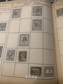 1930s Postage Stamp Collection Album Modern Collector Whitman Many World Stamps