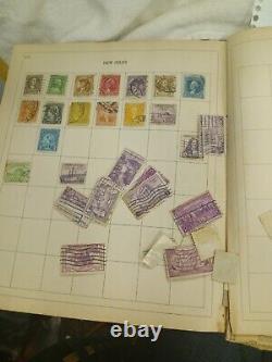 1931 PARAGON INTERNATIONAL POSTAGE STAMP ALBUM With 403 stamps See pics! Free ship