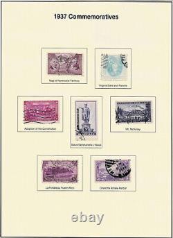 1935-1991 United States Stamp Collection in Mystic Heritage Album