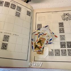 1935 Vintage MODERN Postage STAMP Album Over 3000 Worldwide Prior 1960s Loose