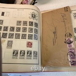 1935 Vintage MODERN Postage STAMP Album Over 3000 Worldwide Prior 1960s Loose