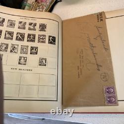1935 Vintage MODERN Postage STAMP Album Over 3000 Worldwide Prior 1960s Loose