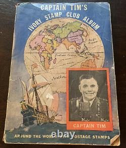 1936 Captain Tim's Ww Stamp Album Lot Vintage Collection