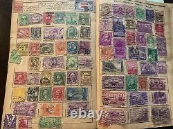 1936 Captain Tim's Ww Stamp Album Lot Vintage Collection