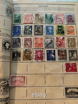 1936 Captain Tim's Ww Stamp Album Lot Vintage Collection