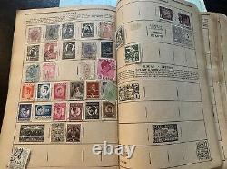 1936 Captain Tim's Ww Stamp Album Lot Vintage Collection