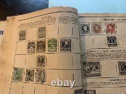 1936 Captain Tim's Ww Stamp Album Lot Vintage Collection