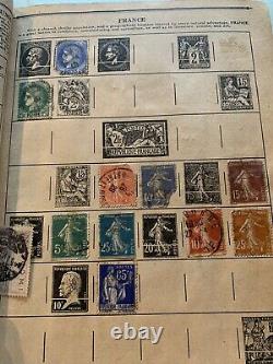 1936 Captain Tim's Ww Stamp Album Lot Vintage Collection