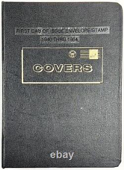 1940-1984 COVERS First Day of Issue 95 Envelope Stamp Collection ENTIRE BOOK