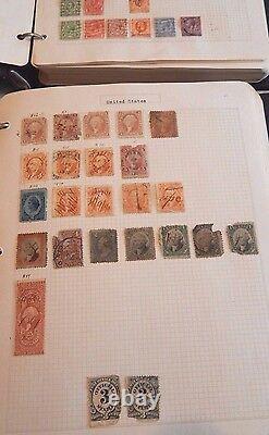1940-50-60's Worldwide Spectacular Stamp Collection in 3 Thorp & Martin Binders