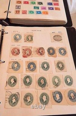 1940-50-60's Worldwide Spectacular Stamp Collection in 3 Thorp & Martin Binders