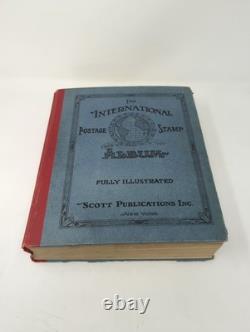 1947 Scott International Stamp Album Worldwide Vintage Stamp Collection